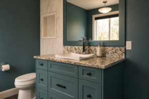 Green Bathroom Vanity
